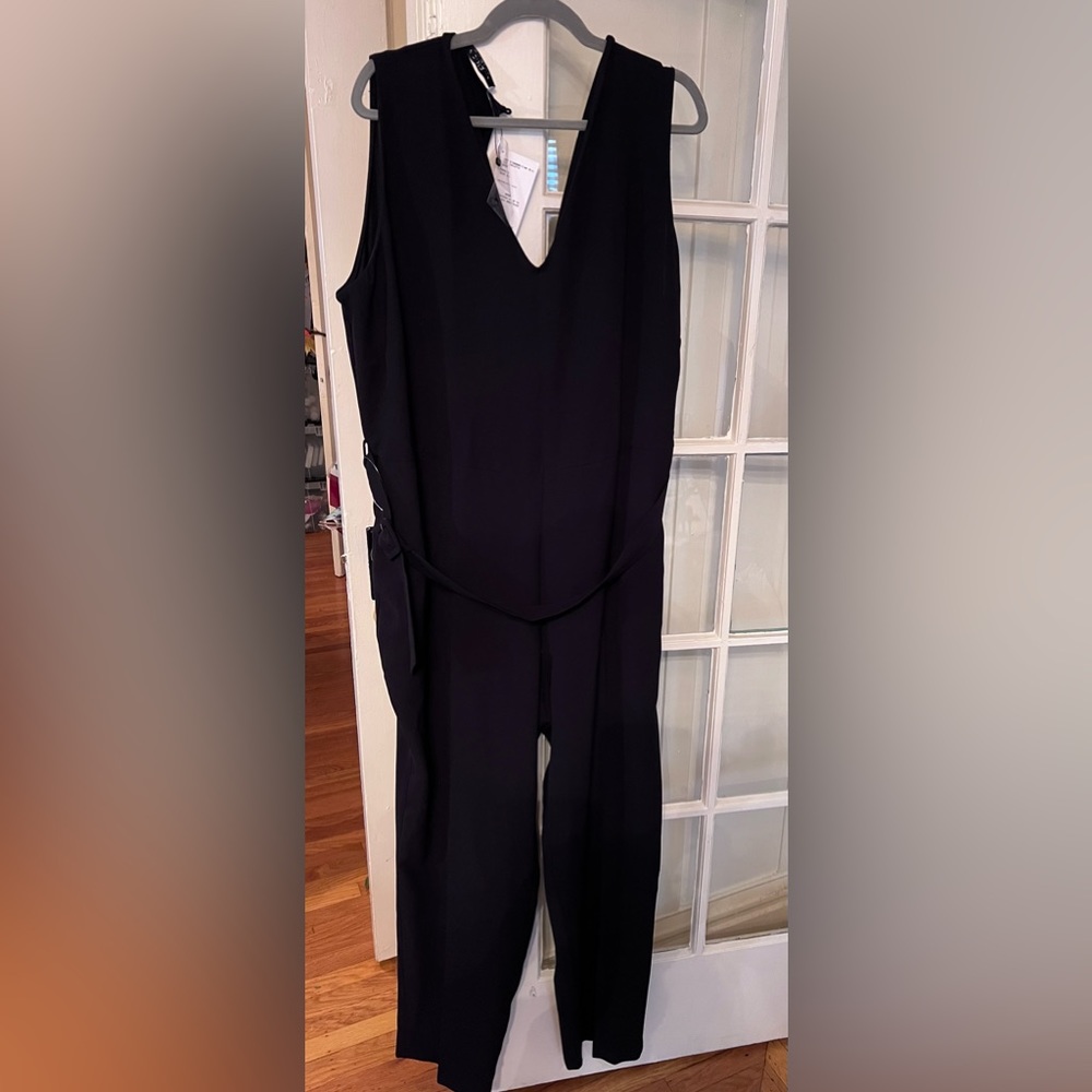Belted jumpsuit